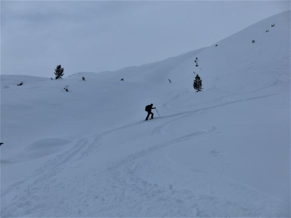 mittelsteile Skihänge