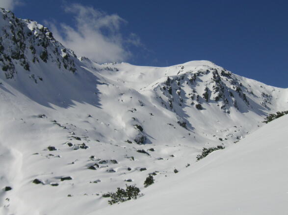 Steilstufe ins Hochtal zum Sonnjoch