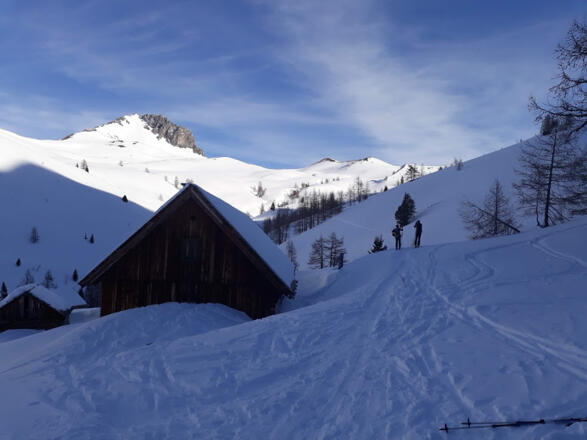 Die Trimmingeralm auf 1870m