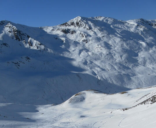 Schaflegerkogel und Angerbergkopf Ostflanke