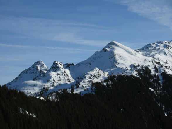 Die Viggarspitze von Boscheben aus