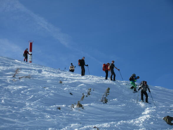 Es sind auch wieder Steilstufen zu überwinden.