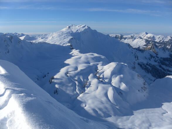 Subersachtal, Kreuzle und Diedamskopf vom Steinmandl