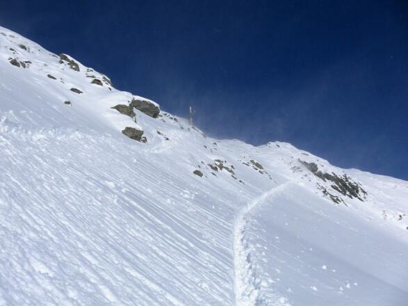 hohe Querung der Südflanke