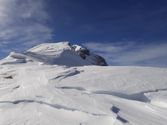 Der beginn des Gipfelgrates