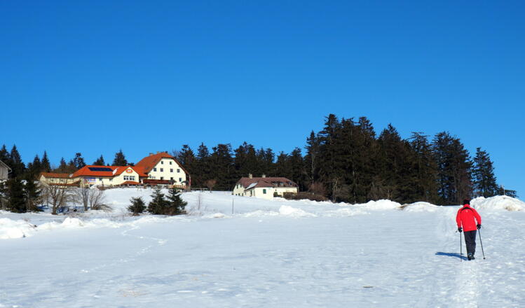 Giselahaus 885m in Sicht