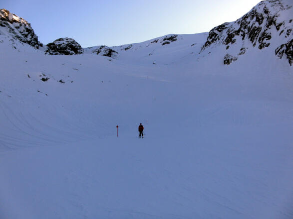 Abfahrt Schaufelferner