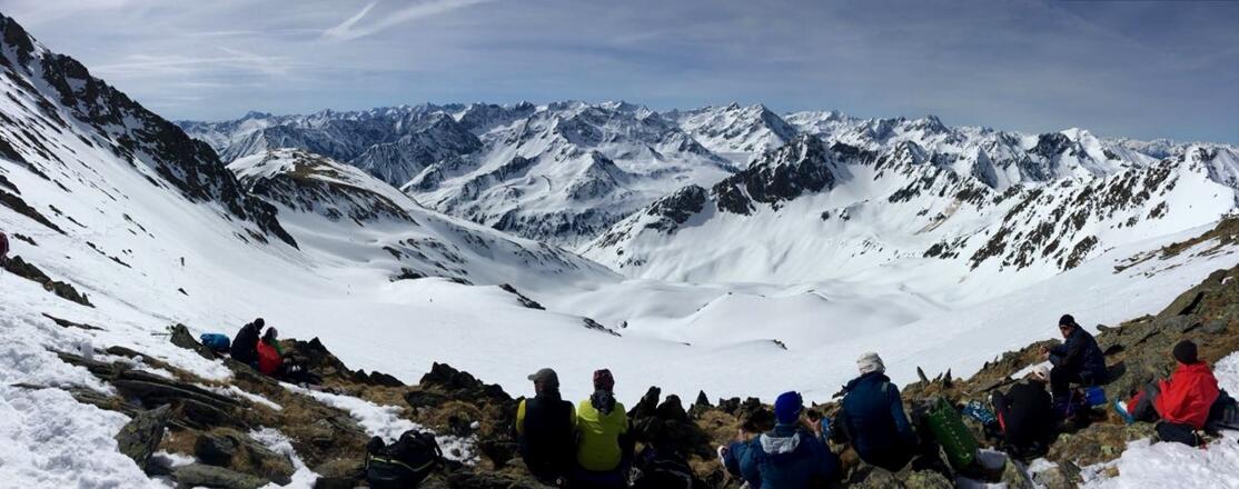 Gipfelgrat mit Blick Richtung Süden