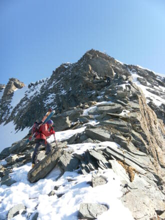 kombinierter Südgratanstieg