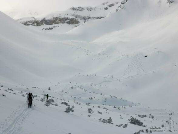 die Nordseite des Kalbenjoch
