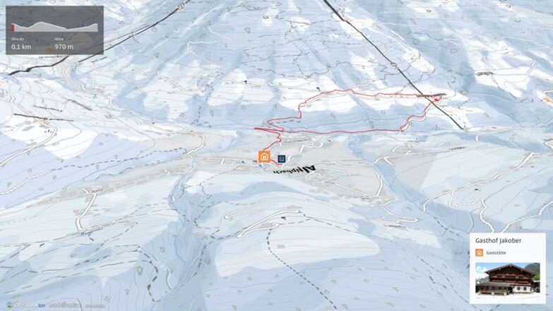 Winterwanderung im Alpbachtal Seenland: Alpbach - Neader