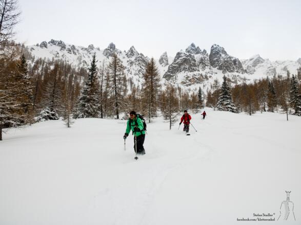 Abfahrt zur Ochsenalm (Maria Waldrast)