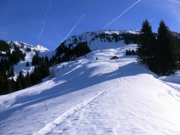 Gassnerkogel links, Gerstinger Joch rechts