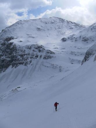 Glöcknerin mit Anstiegsroute
