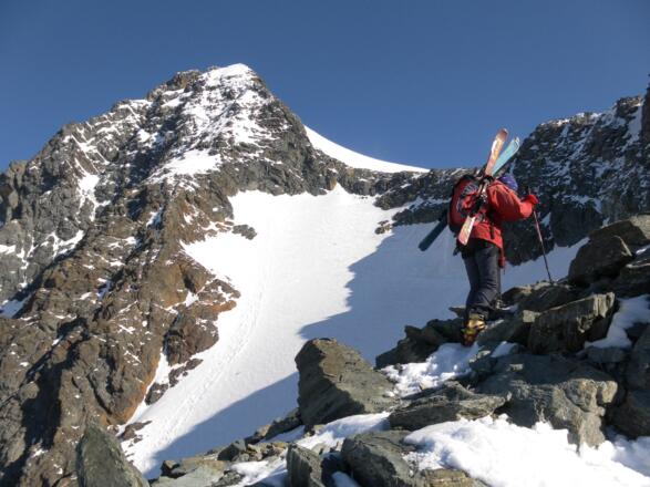Blick zum Anstieg über das obere Ködnitzkees