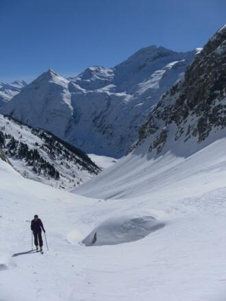 am Sattel mit Blick zum Wildenkogel
