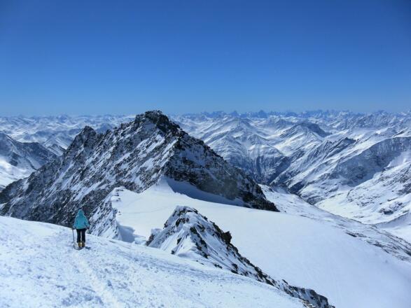 Großer Happ hinter Happscharte aus dem Südgrat des Großen Geigers