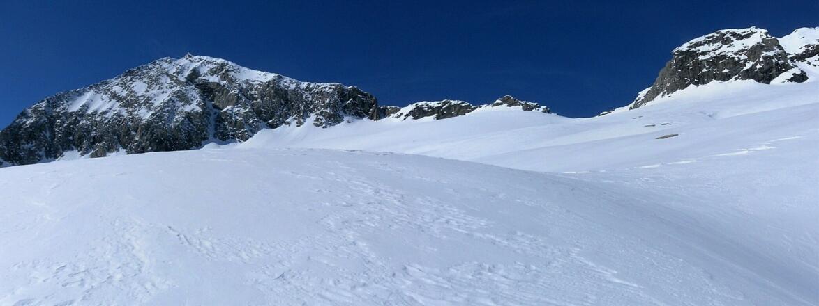 Nördliches Viltragenkees Richtung Habachscharte