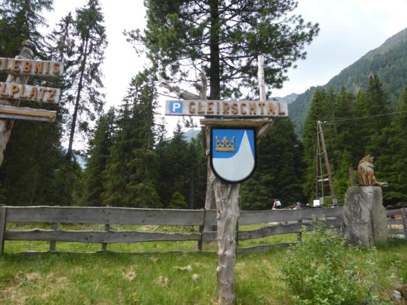 Parkplatz Gleirschtal