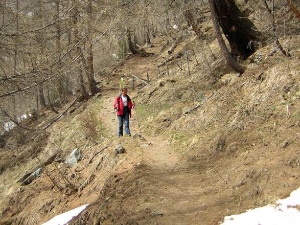 Ausaperung im unteren Maurertal