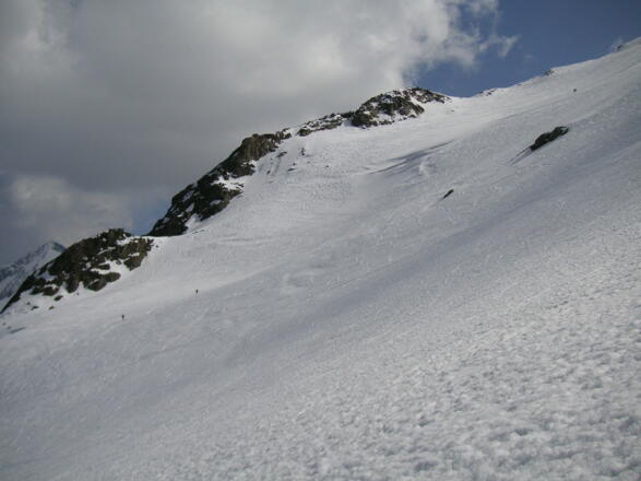 Abfahrt am Sayferner