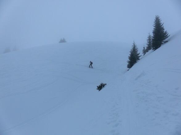 freier Hang zum Sattel