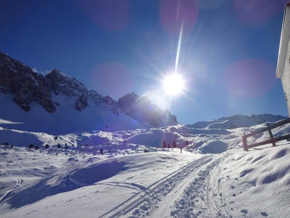 Schönes einfaches Skitourengelände