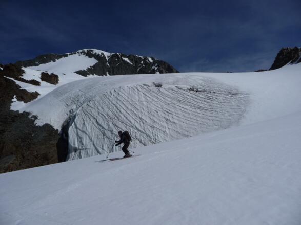Die Spaltengefahr ist immer ein Thema