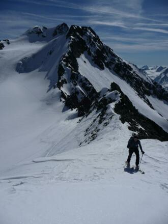 Blick gegen Osten zur Wildspitze 3768m