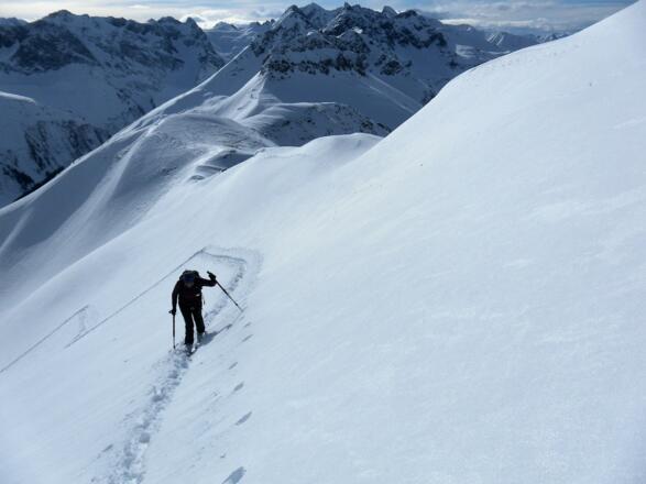 unter dem Südwestgrat