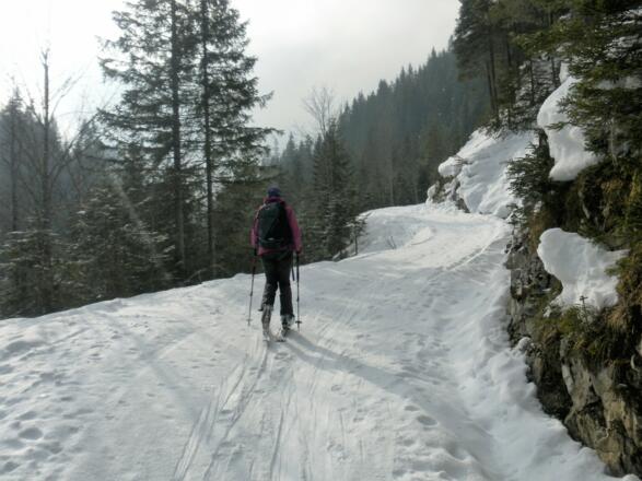 griffiger, glatter Almweg