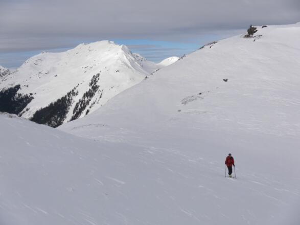 Heutaljoch, links der Galtenberg
