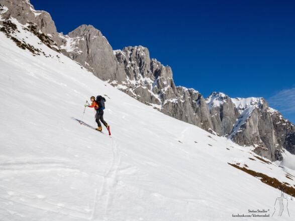 in dieser Steilheit sind die Spitzkehren auch für Einsteiger noch gut möglich
