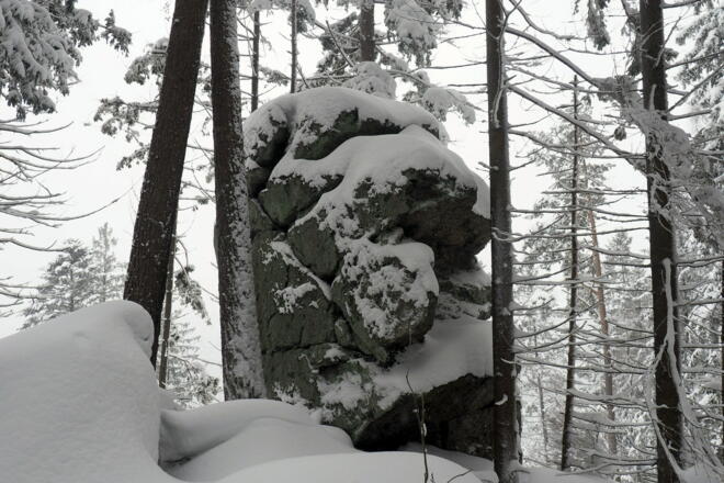 Felsformation um 960m