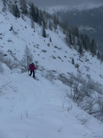 in der Steilstufe zur Rogötzalm