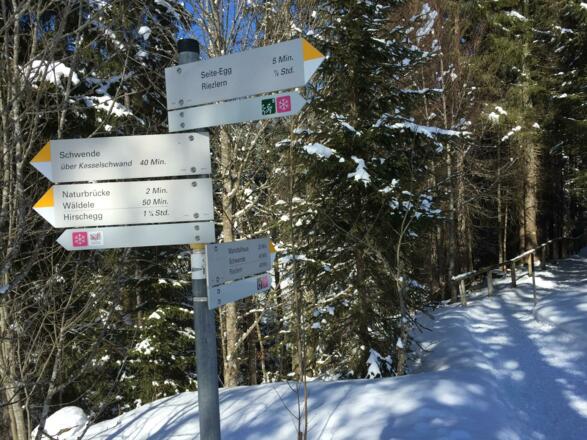 Auf dem Mahdtalweg Richtung Egg