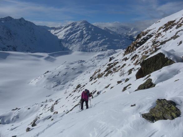 Südflanke und Ochsenlacke, dahinter Langschneid