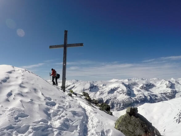 Gipfelkreuz der Seekarspitze