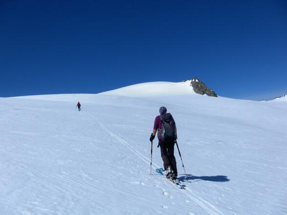 die Weißseespitze nähert sich