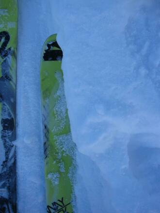 lokaler Bereich mit &quot;Schwimmschnee&quot;!