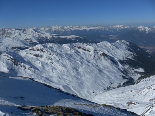 Senderstal, Schaflegerkogel und Angerbergkopf bis Salfains