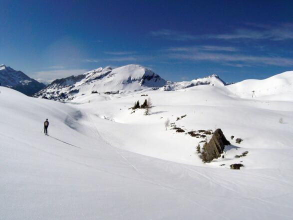 Abfahrt von der Seekarschneid