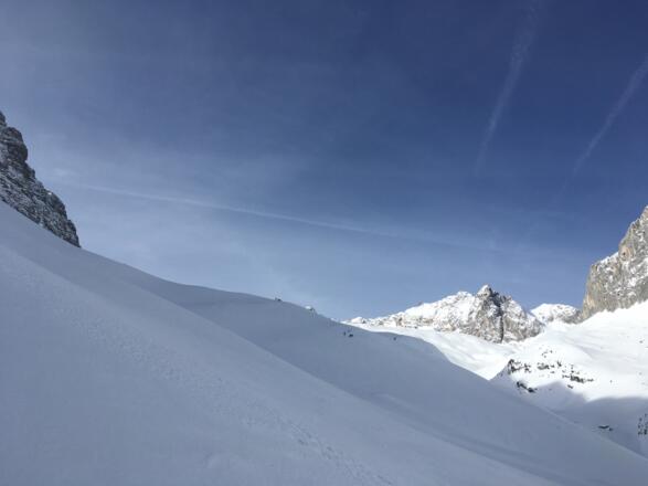 Übergang zum oberen Plateau