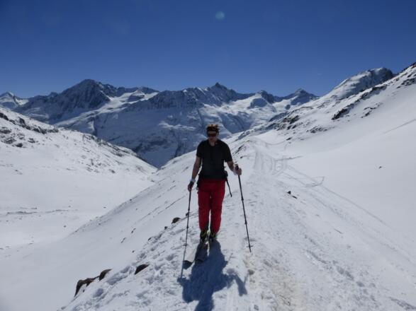 Ein gemütliches Eingehen, man macht noch keine Höhenmeter.