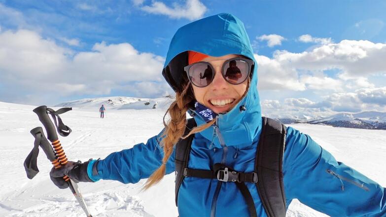 Nockberge-Trail in Kärnten: Einsame Skidurchquerung in der Wildnis. Etappe 1