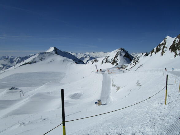Blick vom Eisjoch Richtung Schussgrubenkogel