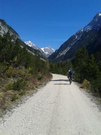 mit dem Mountainbike ins Karwendeltal
