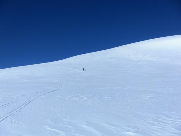 breiter Gipfelrücken