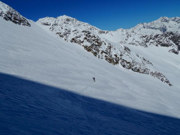 Aufstieg über den Wilden Freiger-Ferner
