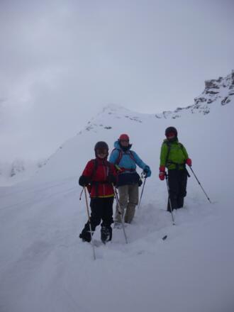 Blick retour zum Gipfel